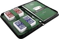 bullets playing cards imitation including logo