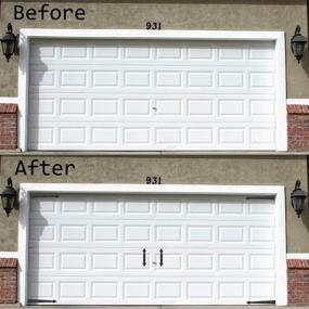 img 2 attached to 🔧 Enhance Your Garage Doors with WINSOON Magnetic Decorative Hardware Kit for Enhanced Curb Appeal and Style