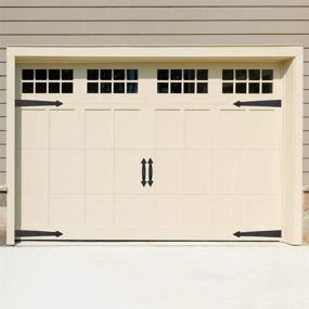 img 1 attached to 🔧 Enhance Your Garage Doors with WINSOON Magnetic Decorative Hardware Kit for Enhanced Curb Appeal and Style