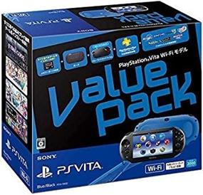 img 1 attached to 🎮 Blue/Black PlayStation Vita Value Pack with Wi-Fi for Enhanced Gaming Experience