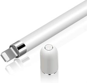 img 3 attached to 🖊️ 3-Pack Набор аксессуаров для iPencil для Apple iPad Pro - наконечник стилуса, сменный колпачок, адаптер зарядки.