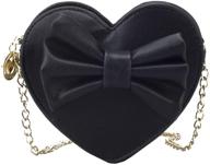 👜 adorable and functional: mily mini heart shape crossbody handbag coin change purse for toddlers and little girls logo