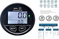 🛥️ oz-usa 60mm gps speedometer gauge odometer battery meter - digital dash for 12v 24v car truck boat marine motorcycle atv glider logo