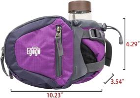 img 3 attached to Travel Hiking Bottle Holder Purple