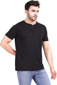 img 4 attached to Linure Softest Cotton Henley Shirts