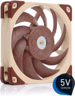 🌬️ noctua nf-a12x25 5v премиум тихий вентилятор с кабелем адаптера usb-питания - 120 мм, коричневый: непревзойденная производительность и ультра-тихая работа логотип