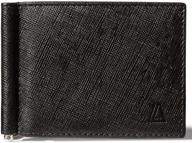 leather architect men's bifold leather wallet logo