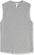 👕 effortlessly stylish: amazon brand velocity cotton sleeveless men's clothing and shirts logo