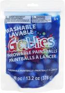 🔵 goblies blue throwable paintball logo