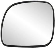 🔍 chrysler town & country, caravan, grand caravan heated mirror glass w/backing plate - driver side, fit system, 5 1/8" x 7 5/16" x 8" (no auto dimming) logo