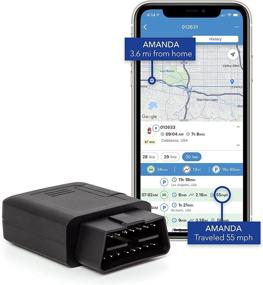 img 4 attached to TrackPort GPS Tracker for Vehicles - Monitor Car Location, Speed & Kids with OBD-II Track Device - Subscription Required!