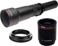 vivitar 650-1300mm f/8-16 series 1 telephoto zoom lens: compatible with nikon d40, d60, d90, d200, d300, d300s, d3, d3s, d3x, d700, d3000 & d5000 digital slr cameras logo