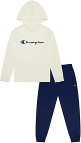 img 4 attached to Bozetto Boys' Champion Active Sleeve Sweatpant Clothing