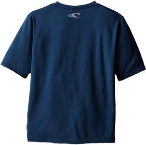 img 1 attached to Heathered Rash Graphite Boys' Clothing by ONeill Kids: Stylish Protection for Active Boys!
