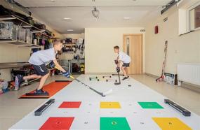 img 2 attached to ✨ Hockey Revolution Professional Training Flooring Tiles: Enhance Skills with Passers, Symbols, Colors & Free Mobile App for Stickhandling, Reaction Time, Shooting & Passing