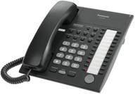 📞 panasonic kx-t7720b: 24 кнопочный продвинутый гибридный громкоговоритель/телефон - черный – повышенная эффективность коммуникации. логотип