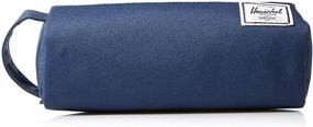 img 1 attached to 🖋️ Herschel Settlement Pencil Case, Navy Blue, Classic Design