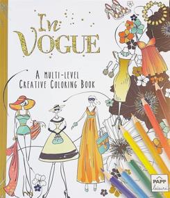 img 2 attached to In Vogue: An Adult Creative 📚 Coloring Book with Lay-Flat Binding for Multi-Level Fun