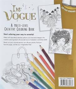 img 1 attached to In Vogue: An Adult Creative 📚 Coloring Book with Lay-Flat Binding for Multi-Level Fun