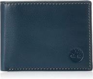 👨 men's timberland slimfold genuine leather wallet logo