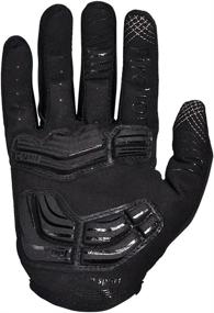 img 2 attached to 🚴 FIRELION Cycling Gloves - Breathable Padded Shock-Absorbing Anti-Slip Bike Bicycle Gloves - Touch Screen Full Finger Gloves for Men/Women - MTB DH Road