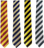 lilments pinstriped formal necktie multicolored men's accessories and ties, cummerbunds & pocket squares logo