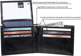 img 2 attached to Enhance Your Style with Amazon Essentials Blocking Passcase Bifold Men's Accessories