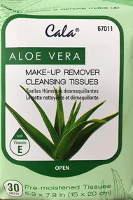 img 1 attached to Cala Make Up Remover Cleansing Tissues