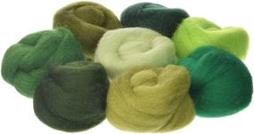 img 1 attached to 🧶 Wistyria Editions 60172: Premium 12'' Wool Roving - 8-Pack Bundle