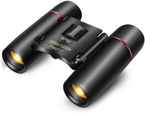 img 4 attached to DE Meng 30x60 Small Compact Binoculars: Ideal for Adults and Kids, Perfect for Traveling, Sightseeing, Bird Watching, with Night Vision for Concerts, Theaters, and Operas