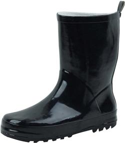 img 3 attached to G4U-B0A01S Kids Rain Boots: Stylish, Colorful, and Waterproof Snow Shoes for Boys and Girls