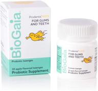 биогайа продентис: пробиотик с яблочным вкусом для проблем ротовой полости логотип