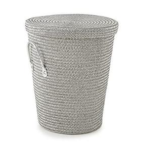 img 3 attached to 🧺 Silver Metallic Hamper for Levtex Home Baby