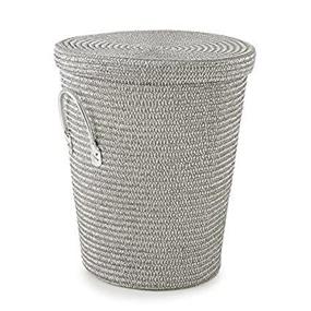 img 4 attached to 🧺 Silver Metallic Hamper for Levtex Home Baby