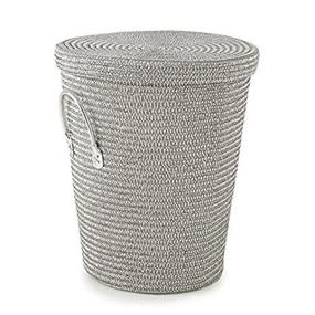 img 1 attached to 🧺 Silver Metallic Hamper for Levtex Home Baby