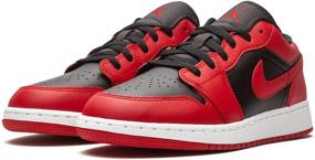 img 3 attached to 👟 Стильные детские баскетбольные кроссовки Nike Air Jordan 1 Low GS "Reverse Bred": максимальная производительность и комфорт для молодых спортсменов