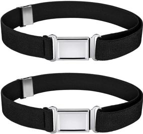 img 4 attached to Convenient and Versatile Kids Magnetic Belt: Adjustable Elastic Belt with Magnetic Buckle for Everyday Wear, Suitable for Boys and Girls