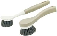 🧽 yokayi long handle and short handle dish scrub brush pack - kitchen cleaning brushes for dishes, pans, pots, and baking logo