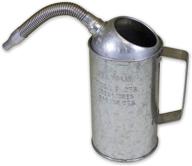 🚰 wirthco 94486 funnel king 2 quart measure can with flex spout, galvanized, durable and heavy duty logo