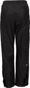 img 3 attached to 💦 Waterproof Kids Rain Pant, Black, Large Husky - Arctix Stream Collection