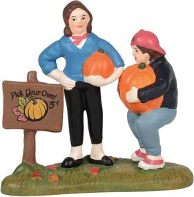 img 1 attached to 🎃 Department 56 Snow Village Halloween Harvest Patty's Pumpkin Patch Lit Building and Accessories Boxed Set, 4.7 Inch, Multicolor - Enhanced for SEO