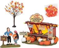 🎃 department 56 snow village halloween harvest patty's pumpkin patch lit building and accessories boxed set, 4.7 inch, multicolor - enhanced for seo logo