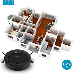 img 2 attached to 🤖 Pureatic V2S Robot Vacuum Cleaner - Smart Mapping, Dual Remote & App Control, 1500PA Strong Suction, Wi-Fi Connected, Self-Charging - Ideal for Pet Hair, Low Pile Carpets & Hard Floors (Standard Version)