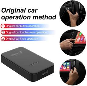 img 2 attached to Carlinkit 3.0 Carplay Dongle Adapter: Wired to Wireless Carpaly 🚗 for Audi/Porsche/Volvo/Volkswagen/Ford/Hyundai/Mercedes - Online Upgrade iOS 13-15, Type C Design (Black)