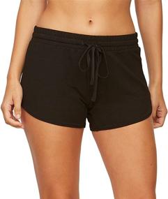 img 3 attached to 🩳 Active Women's Four Way Stretch Micro French Terry Yoga and Lounge Short from Colosseum