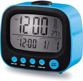img 4 attached to Coby CBC-52-BLU Retro LCD Alarm Clock (Blue)