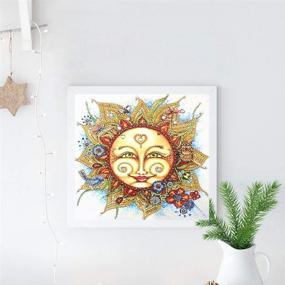 img 1 attached to 🌻 5D DIY Diamond Embroidery Sunflower Pattern - Special Shape Diamond Painting Kit for Adults or Children (Hibah)