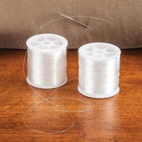 img 2 attached to 🧵 Clear Perfect Match Sewing Thread with Translucent Design for Improved Visibility