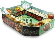 🏈 blue panda football-themed serving tray - optimize your football party experience! логотип