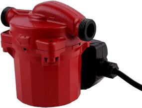 img 1 attached to 💦 SHYLIYU 115V/60Hz Pressure Booster Pump - 3-Speed Cast Iron Pump with 1 inch Outlet, 46/67/93W Circulator Pump for Home